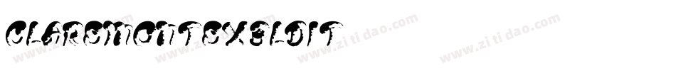 ClaremontExBldIt字体转换