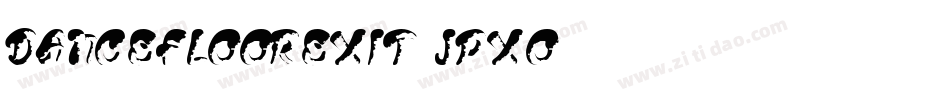 DancefloorExit-Jpxo字体转换