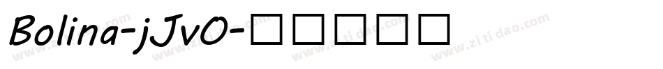 Bolina-jJvO字体转换