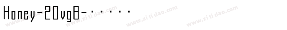 Honey-2Ovg8字体转换