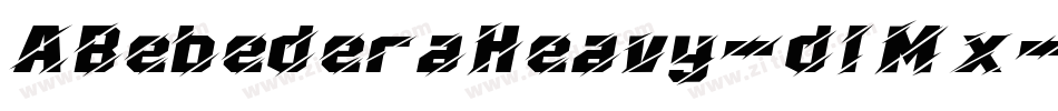 ABebederaHeavy-dlMx字体转换