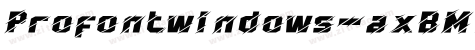Profontwindows-axBMx字体转换
