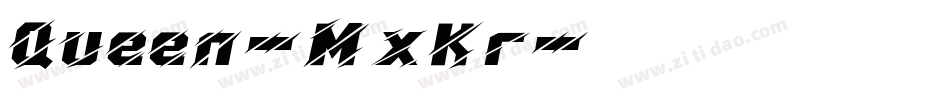 Queen-MxKr字体转换