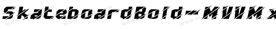 SkateboardBold-MVVMx字体转换