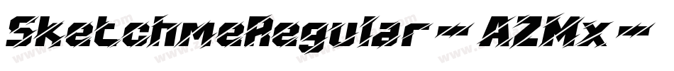 SketchmeRegular-AZMx字体转换