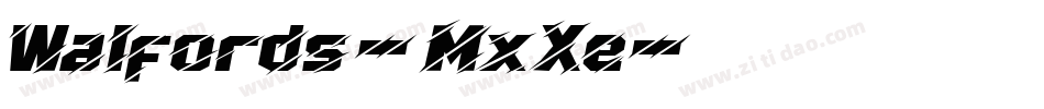 Walfords-MxXe字体转换