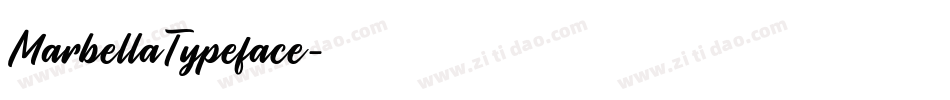 MarbellaTypeface支字体转换