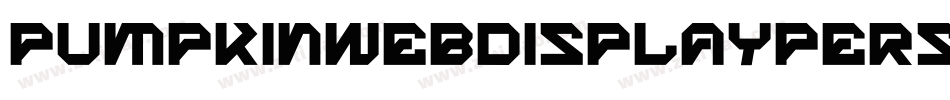 PumpkinWebDisplayPersonalUse-K7Oy7字体转换