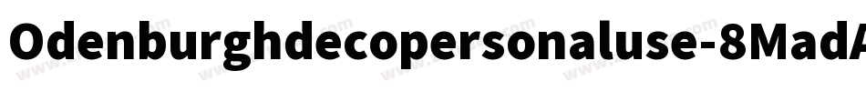 Odenburghdecopersonaluse-8MadA字体转换
