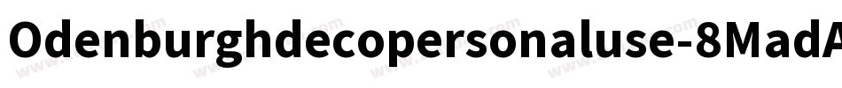 Odenburghdecopersonaluse-8MadA字体转换