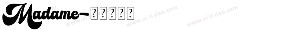 Madame字体转换