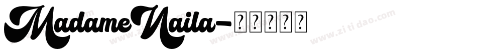 MadameNaila字体转换
