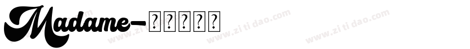 Madame字体转换