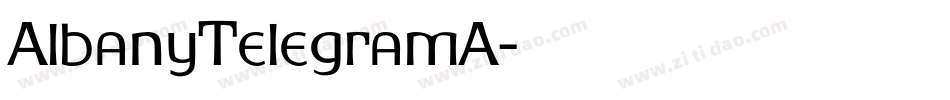 AlbanyTelegramA字体转换