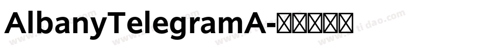 AlbanyTelegramA字体转换