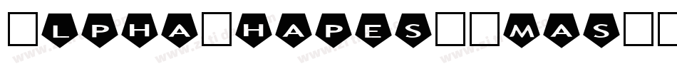 AlphaShapes-Xmas-Trees字体转换