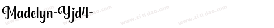 Madelyn-Yjd4字体转换