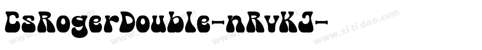 CsRogerDouble-nRvKJ字体转换