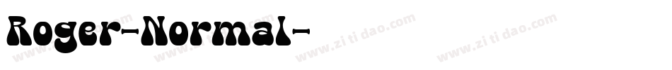 Roger-Normal字体转换