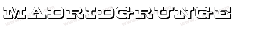 MadridGrunge字体转换