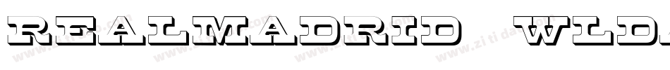 RealMadrid1314-WLdA字体转换