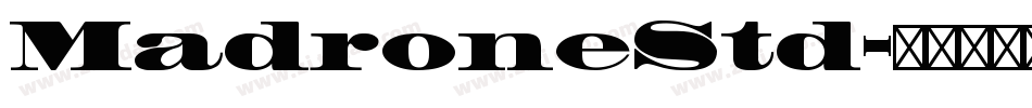 MadroneStd字体转换