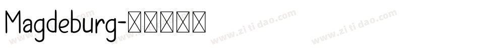 Magdeburg字体转换