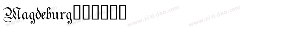 Magdeburg字体转换
