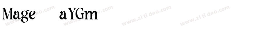 Mage1999-aYGm字体转换
