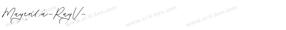 Magenta-RagV字体转换