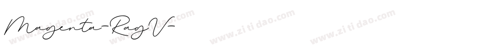 Magenta-RagV字体转换