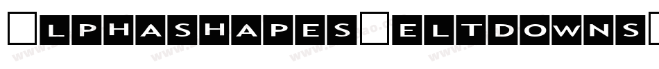AlphashapesMeltdowns-nve4字体转换