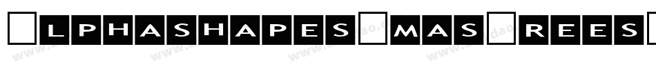 AlphashapesXmasTrees-yLDZ字体转换