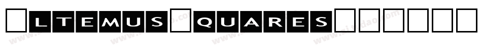 AltemusSquares字体转换