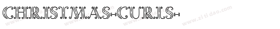 Christmas-Curls字体转换