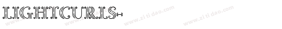 LightCurls字体转换