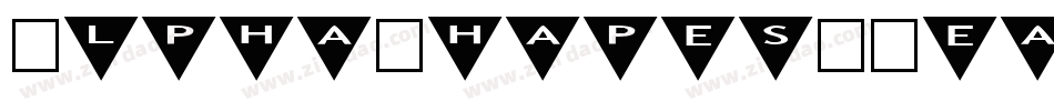 AlphaShapes-Hearts字体转换