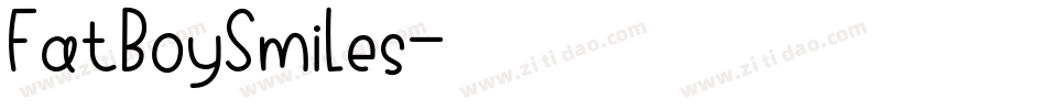 FatBoySmiles字体转换
