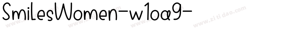 SmilesWomen-w1oa9字体转换