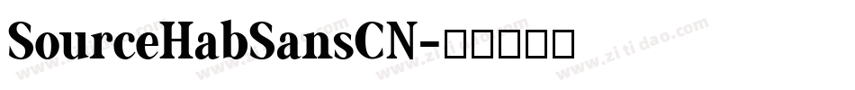 SourceHabSansCN字体转换