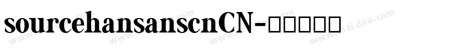sourcehansanscnCN字体转换