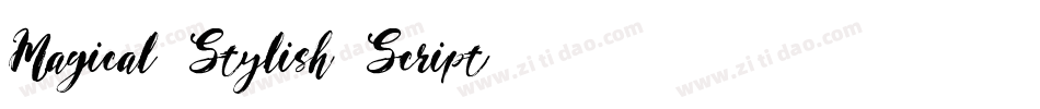 Magical-Stylish-Script字体转换