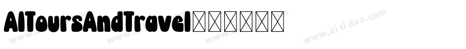 AIToursAndTravel字体转换