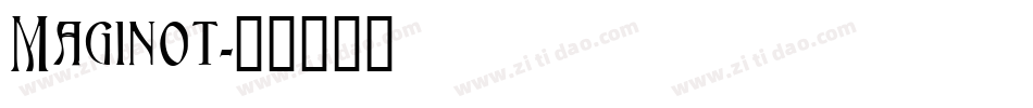 Maginot字体转换