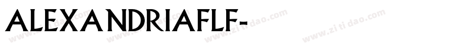 AlexandriaFLF字体转换