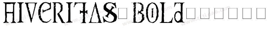 AIVeritas-Bold字体转换