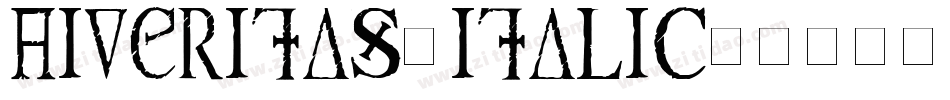 AIVeritas-Italic字体转换