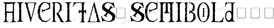 AIVeritas-SemiBold字体转换
