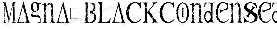 Magna-BlackCondensed字体转换