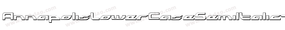 AnnapolisLowerCaseSemiItalic-npA0字体转换